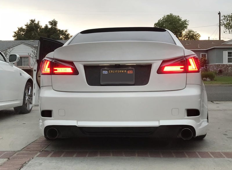 iJDMTOY Smoked Lens Rear Bumper Reflector Lenses Compatible With 2006-2013 Lexus IS IS250 IS350, OE-Spec LH RH Assembly - Image 4